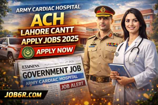 Army Cardiac Hospital ACH Lahore Cantt Apply Jobs 2025