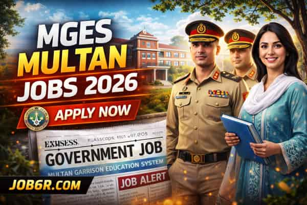 Multan Garrison Education System MGES Apply Jobs 2026