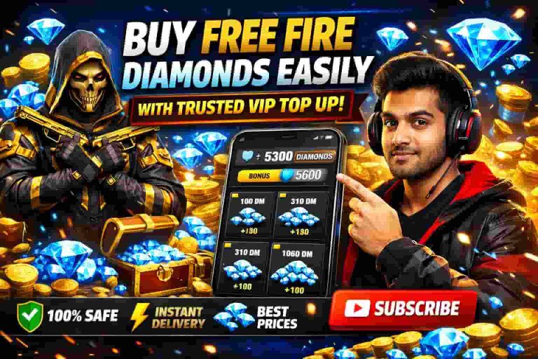 Buy Free Fire Diamonds Easily with Trusted VIP Top Up